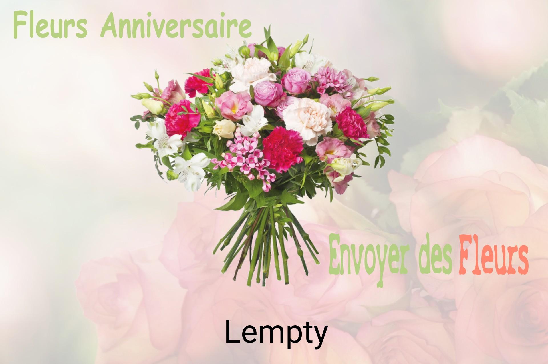 Bouquet de fleurs d’anniversaire livré à Lempty